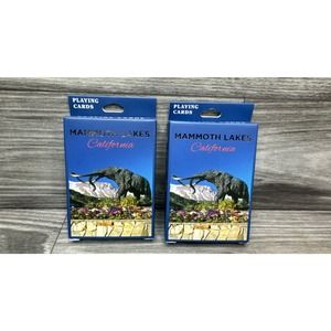 Lot of 2 Playing Card Decks Mammoth Lakes, California NIB￼